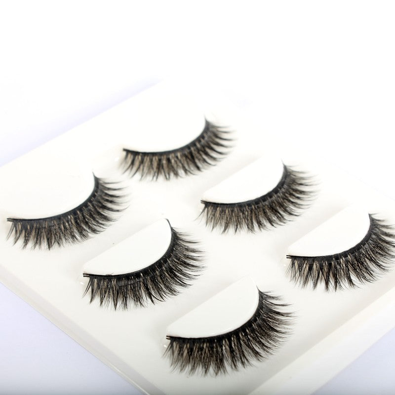 3D False Eye lashes Extension on Reusable Self-Adhesive Natural Curly Eye lashes Self Adhesive Eye lashes Makeup Tools 3D False Eye lashes Extension on Reusable Self-Adhesive Natural Curly Eye lashes Self Adhesive Eye lashes Makeup Tools